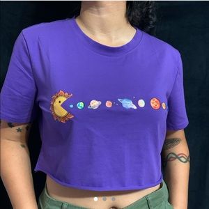 Solar system crop top